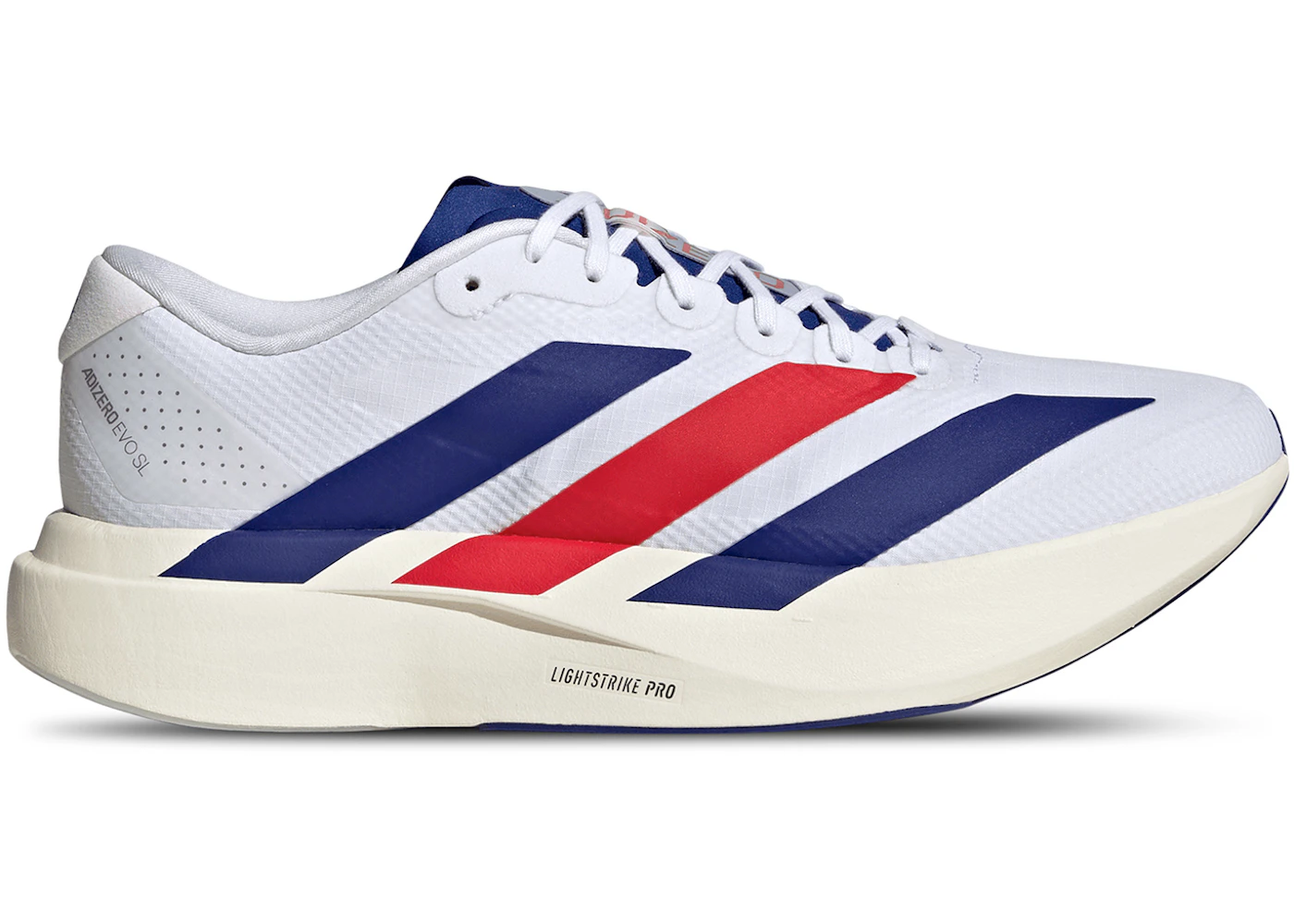 adidas Adizero Evo SL White Mystery Ink Pure Ruby Men's - KK3719 - US adidas Adizero Evo SL White Mystery Ink Pure Ruby Men's - KK3719 - US