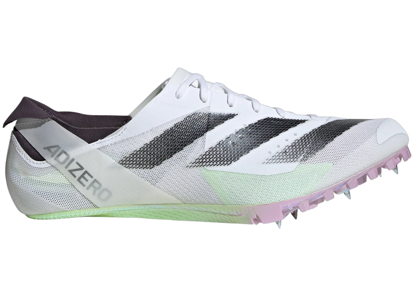 adidas Adizero Finesse Track And Field Cloud White Core Black Green Spark Men's - IE5487 - US