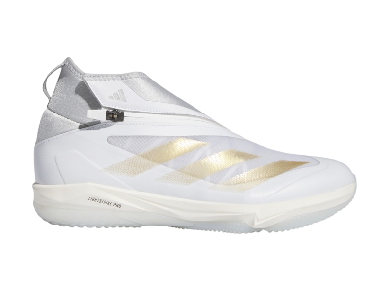 adidas Adizero Impact+ Turf Trainer Cloud White Gold Metallic Team Light Grey - IF8497