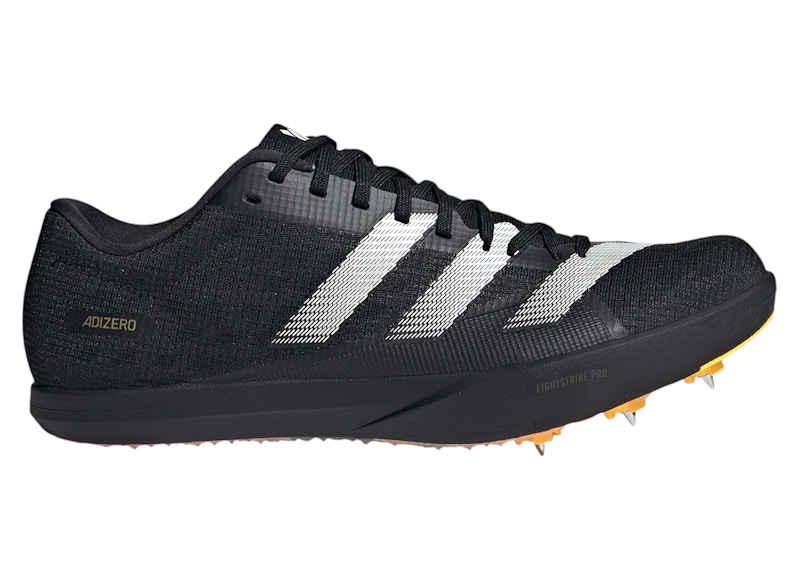 「高評価！」注目のレビュ adidas Adizero メンズ Spark Metalic Zero Black Core LJ スパイク・シューズ