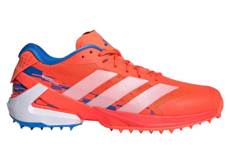 adidas Adizero Lux 3 Field Hockey Team Solar Orange Zero Metalic Bright Royal - JP7312