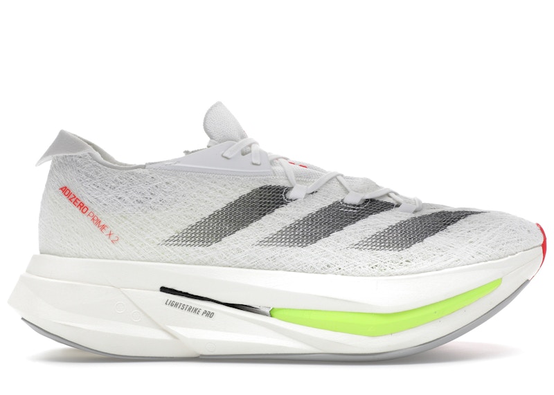 adidas Adizero Prime X 2.0 Strung White Black Lucid Red Men's