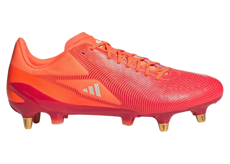 ショップレビュー ランキング Rugby SG Pro RS15 Adizero adidas Lucid Team White Cloud Red シューズ