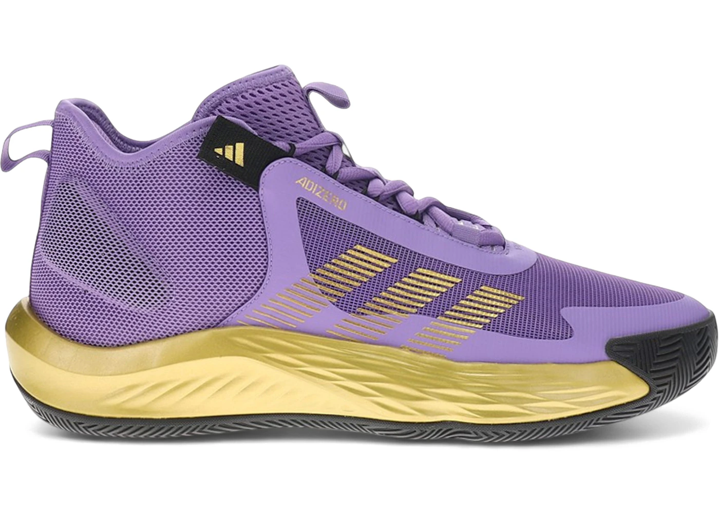 adidas Adizero Select Black Gold Metallic Purple Men's - IF9169 - US