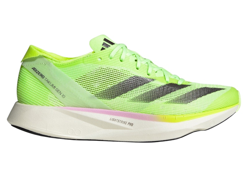 adidas Adizero Takumi Sen 10 Green Spark Aurora Met. Lucid