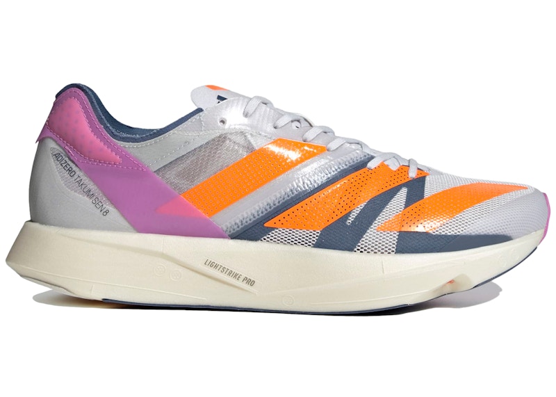 adidas Adizero Takumi Sen 8 Dash Grey Oange Lilac Men's