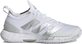adidas Adizero Ubersonic 4 White Silver Metallic (Women's)