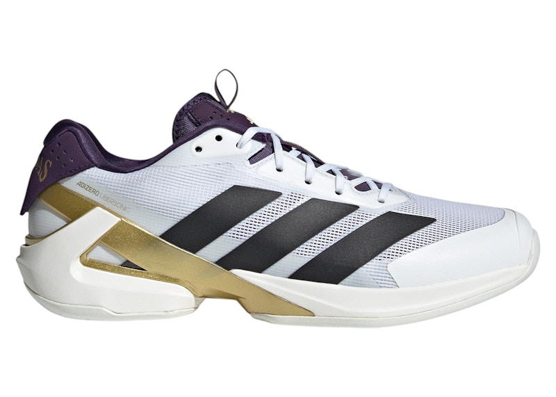 adidas Adizero Ubersonic 5 Cloud White Core Black Aurora Plum