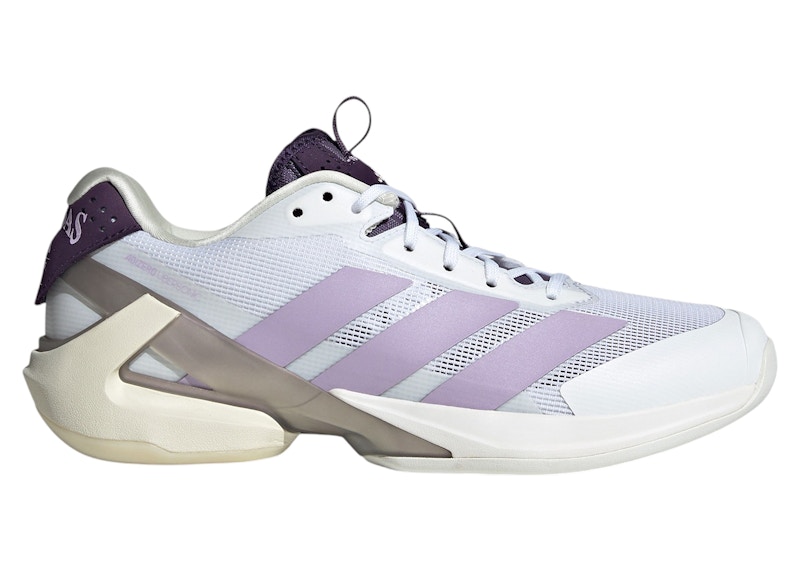 Pre-owned Adidas Originals Adizero Ubersonic 5 (women's) Sneakers In Cloud White/powder Plum/aurora Plum