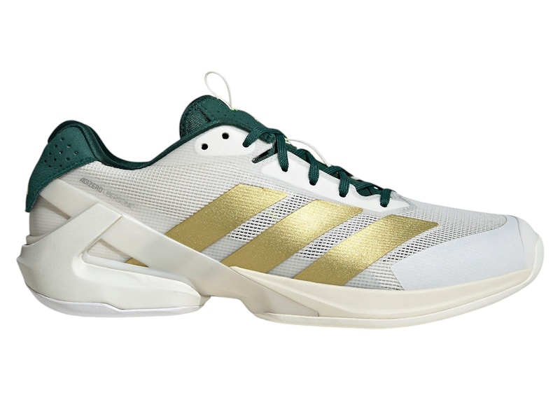 adidas Adizero Ubersonic 5 White Gold Collegiate Green - IH3087