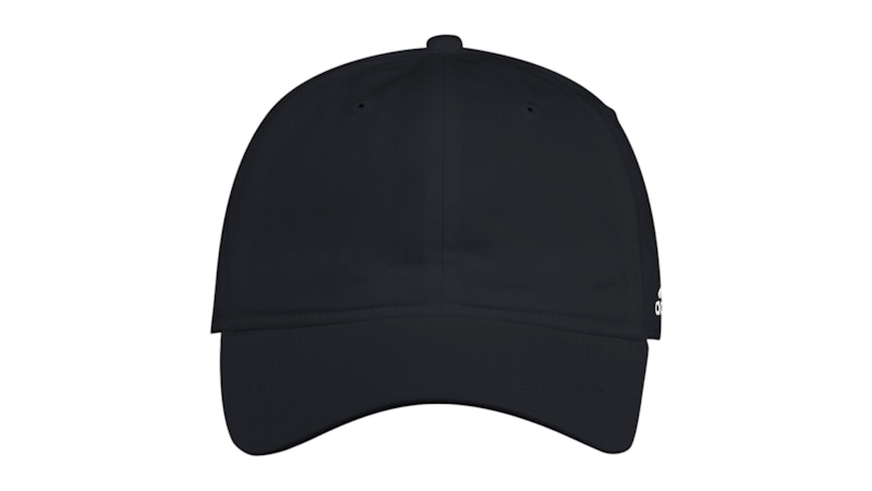 Adidas verstellbare, gewaschene Slouch-Kappe, Schwarz