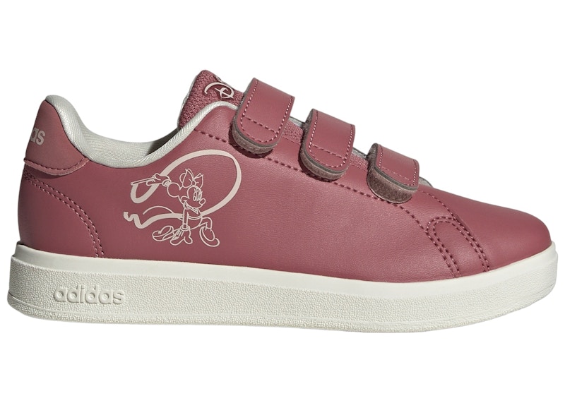 ADIDAS ORIGINALS Pre-owned Advantage Disney Mickey Sneakers In Preloved Crimson/sandy Pink/off White
