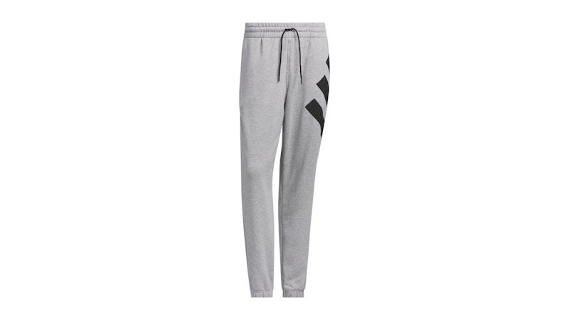 adidas grey jogging bottoms
