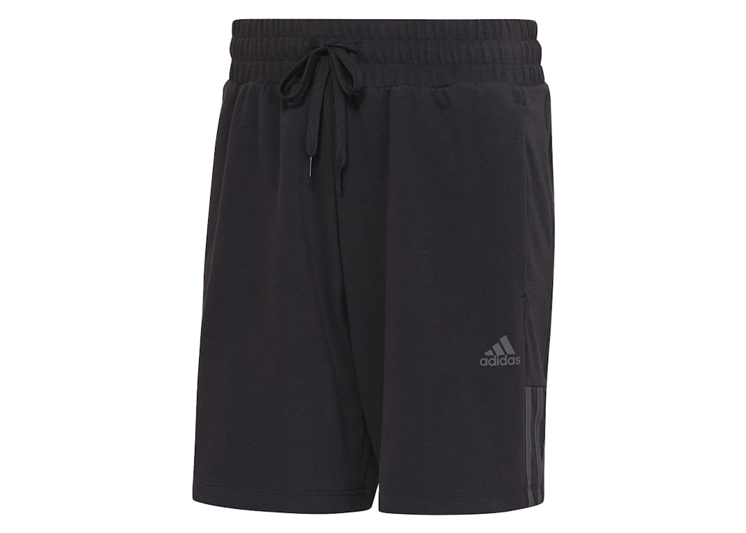 Pre-owned Adidas Originals Adidas Aeroready Yoga Shorts Black