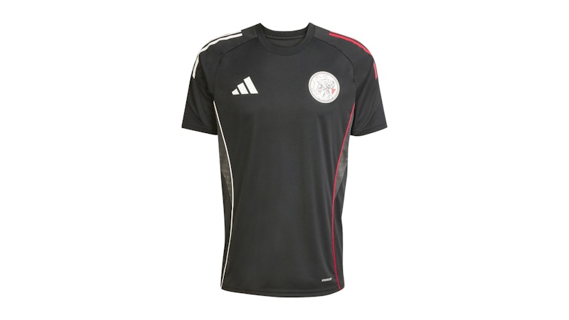 adidas Ajax Amsterdam Tiro 25 Competition Jersey Black White Bold