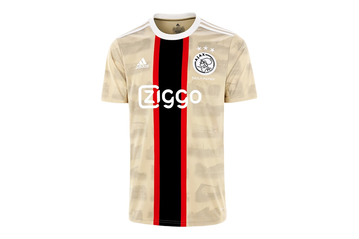 Pre-owned Adidas Originals Adidas Ajax Third 2022-2023 Shirt Gold