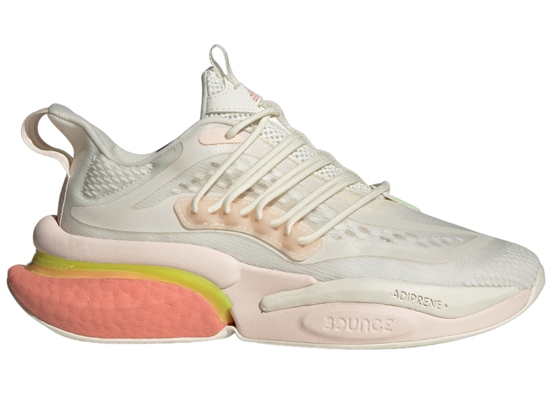 adidas Alphaboost V1 OFF WHITE Wonder Clay Lucid Lemon Damen IE9730 DE