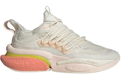 adidas Alphaboost V1 Off White Wonder Clay Lucid Lemon (Women's