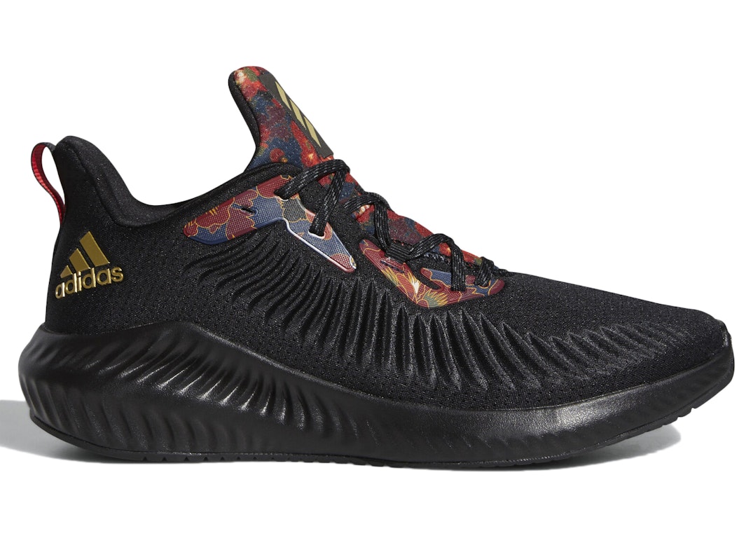 Pre-owned Adidas Originals Adidas Alphabounce 3 Chinese New Year In Black/gold/red
