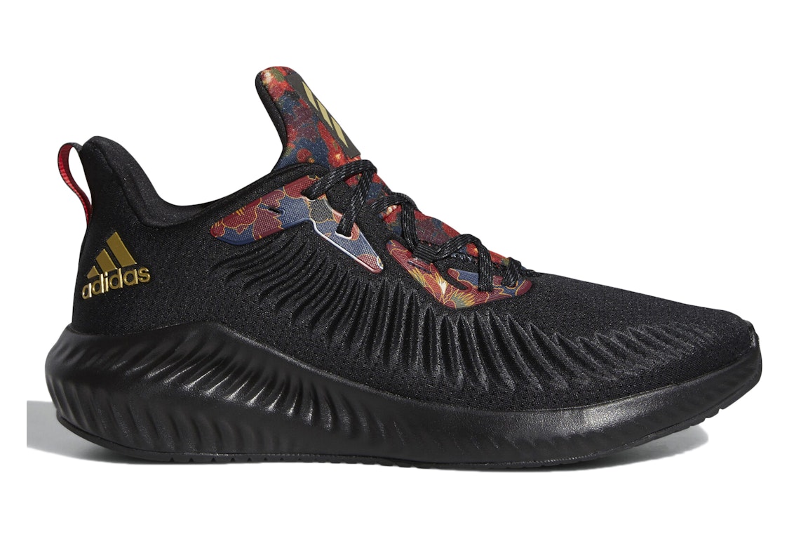 Pre-owned Adidas Originals Adidas Alphabounce 3 Chinese New Year In Black/gold/red