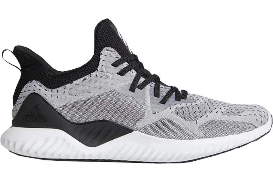 Adidas men's alphabounce beyond top running shoes  black/white