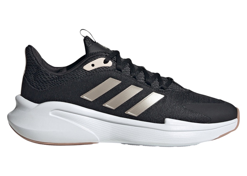 Pre-owned Adidas Originals Alphaedge+ Black Champagne Metallic (women's) Sneakers In Core Black/champagne Met./carbon