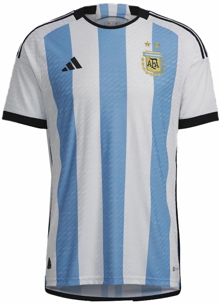 adidas Argentina 2022 Authentic Home Jersey White/Light Blue Men's - FW22 -  US