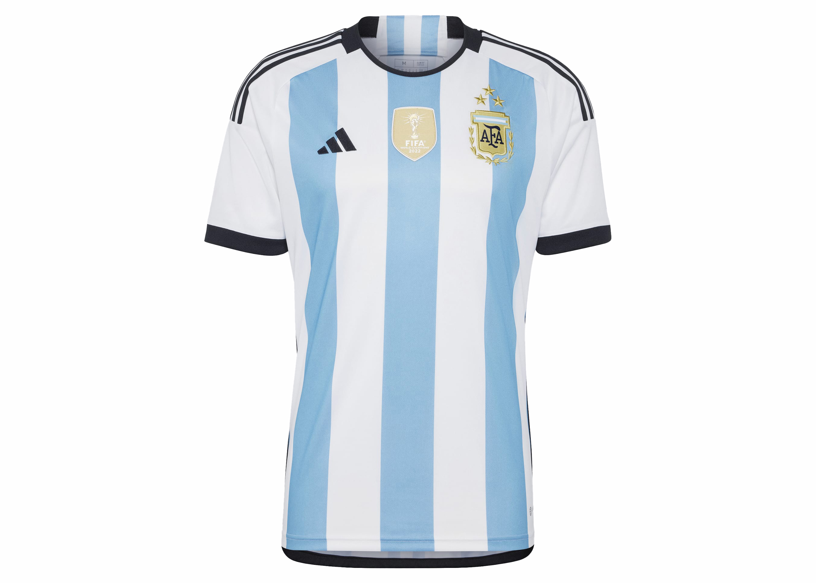 adidas Argentina Boys' 2022-23 Messi Home Jersey White/Light Blue メンズ -  FW22 - JP