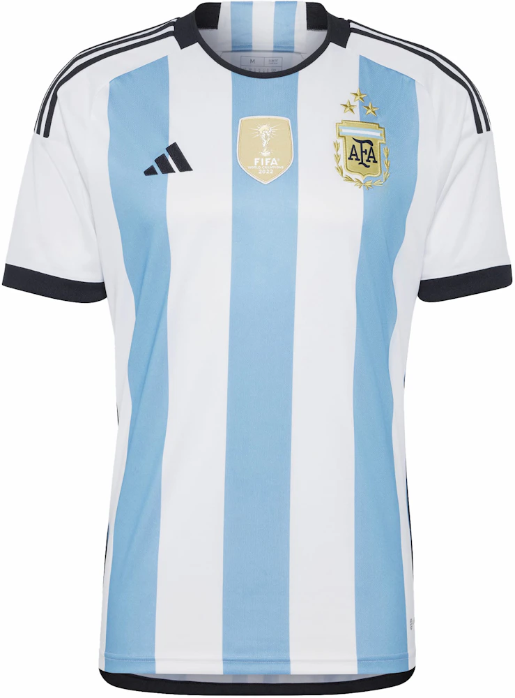 adidas Argentina 23/23 Winners Home Jersey White/Light Blue - FW22 Men's