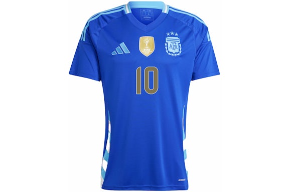 Maglia adidas Argentina 24 Messi Away Blu Lucido/Blu Burst