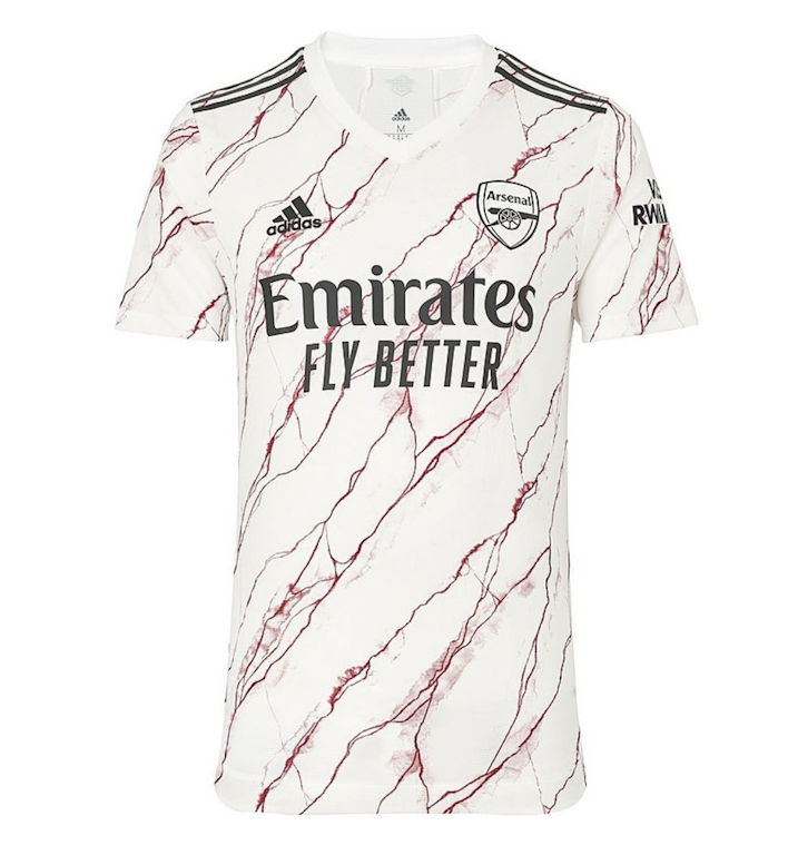 Pre-owned Adidas Originals Adidas Arsenal 20/21 Authentic Away Shirt Jersey White