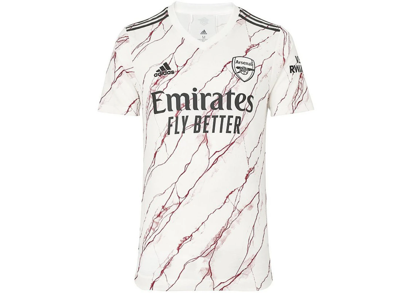 adidas Arsenal 20 21 Authentic Away Shirt Jersey White