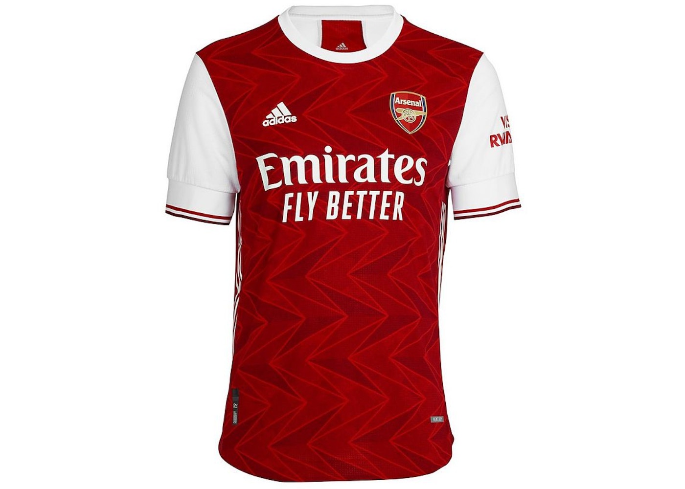 adidas Arsenal 20/21 Authentic Home Shirt Jersey Red