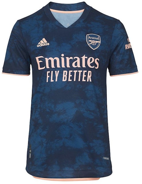 adidas Arsenal 20/21 Authentic Third Shirt Jersey Blue メンズ - JP