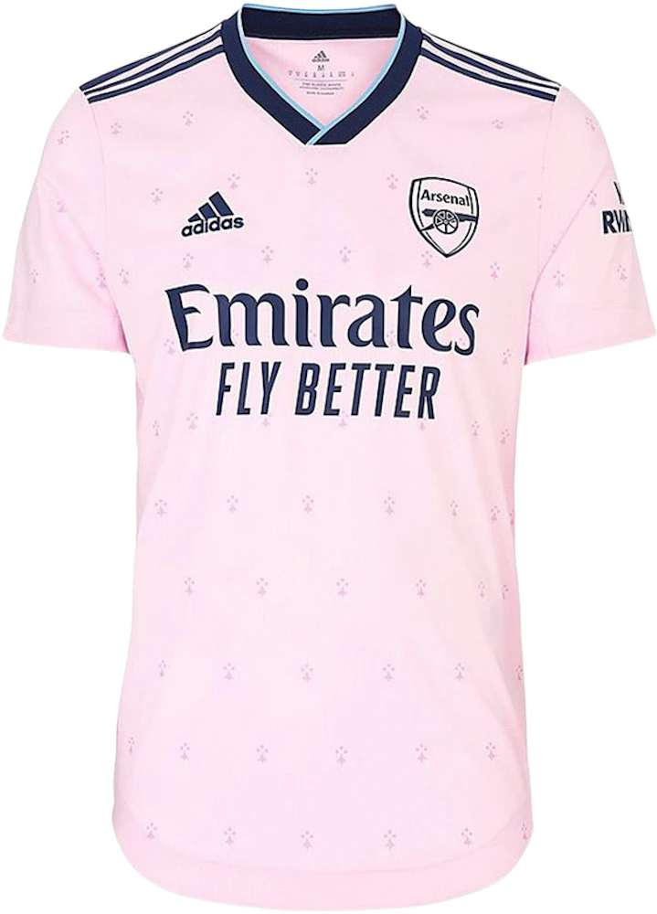 Adidas Girl's Size 8 Pink Fly Emirates Jersey Shirt