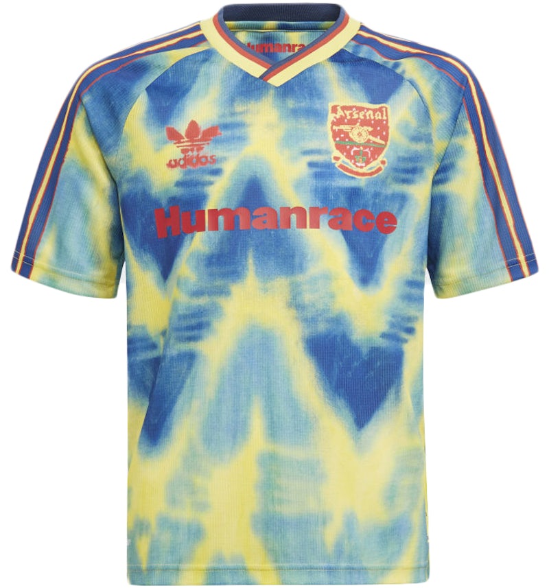 adidas Arsenal Human Race Jersey Eqt Yellow/Collegiate Navy Men's