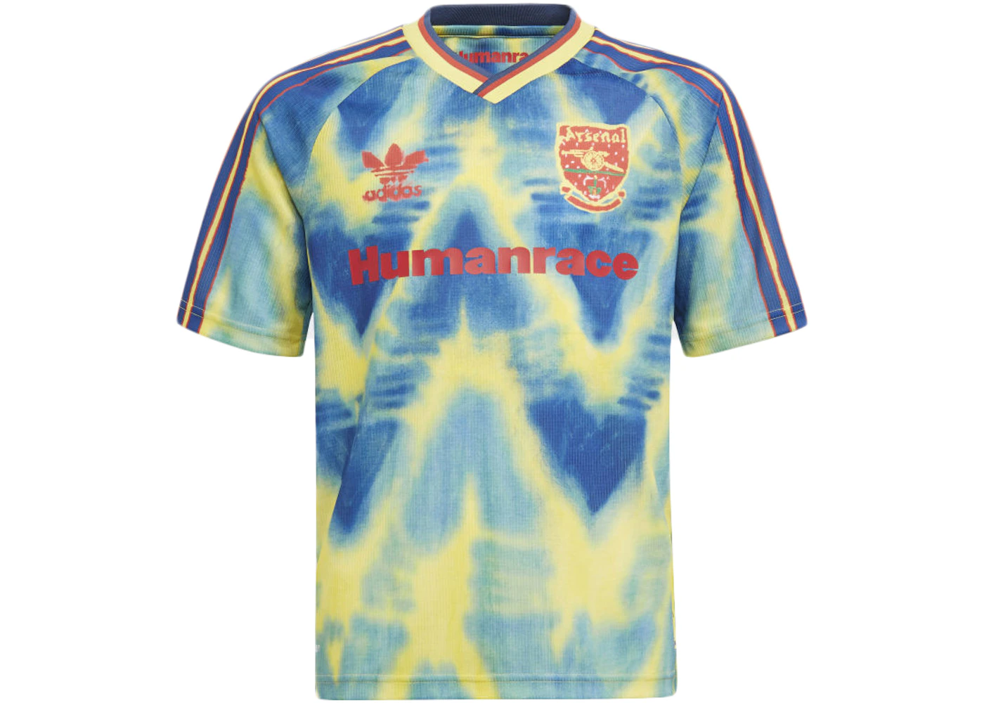 adidas Arsenal Human Race Jersey Eqt Yellow Collegiate Navy Men s