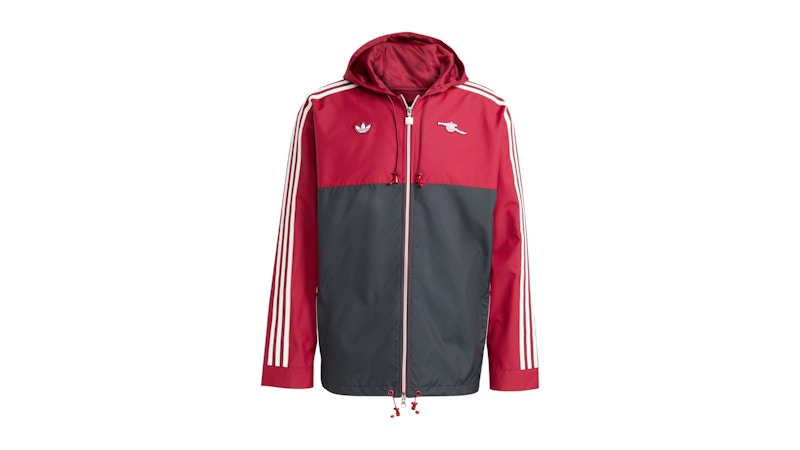 adidas Arsenal Terrace Icons Parka Team Coll Burgundy Black Men's