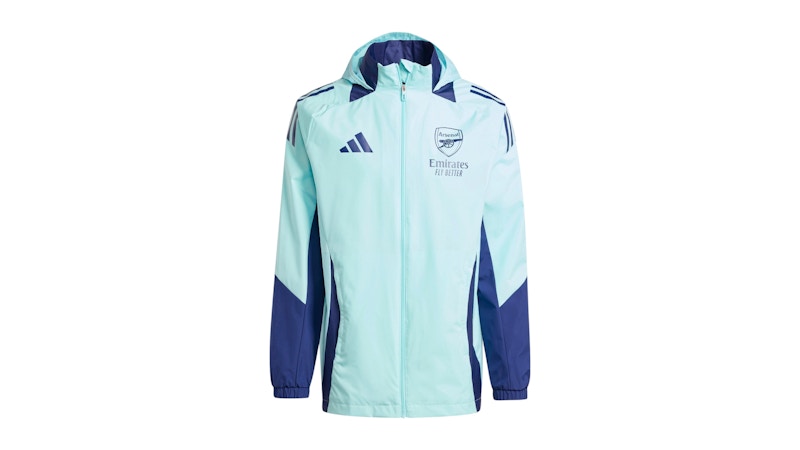 adidas Arsenal Tiro 24 All-Weather Jacket Clear Aqua メンズ - FW25