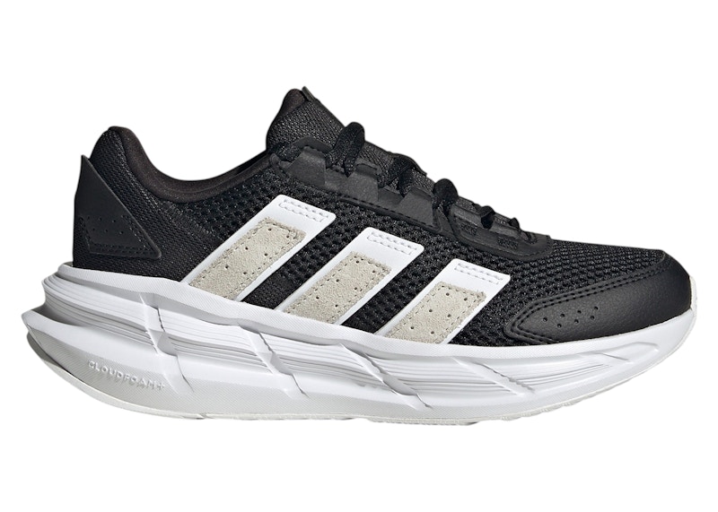 Adidas Astrastar Black Sneakers in Core Black/Core White/Cloud White