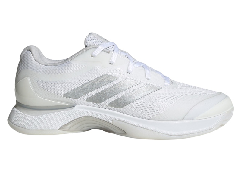 adidas Avacourt 3 White Silver Metallic (Women's) - JQ3436