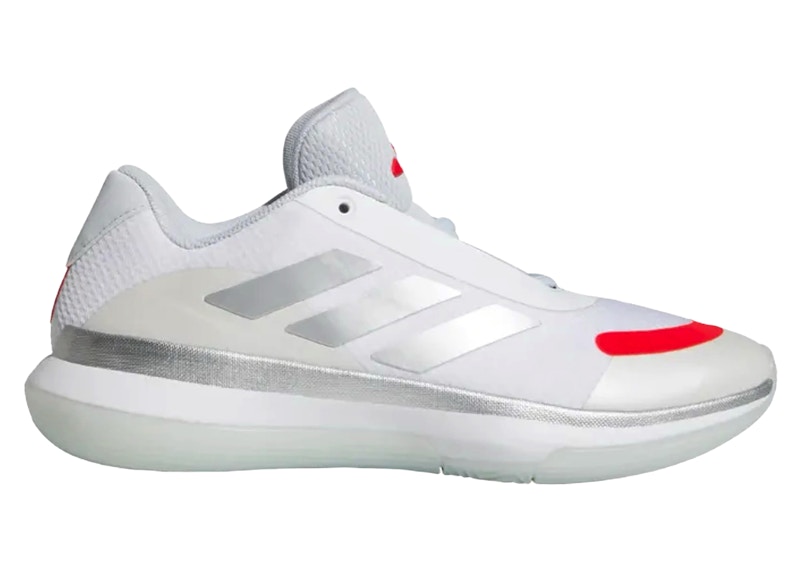 Pre-owned Adidas Originals Men's Adidas Bb Legends Low White Sneakers In Cloud White/halo Blue/pure Ruby