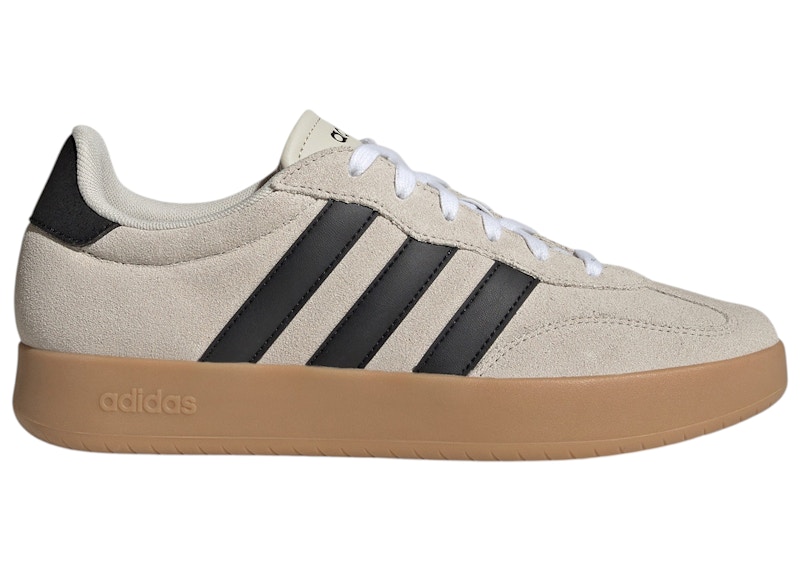 Men's Adidas Barreda Black Sneakers in Alumina/Core Black/Gum
