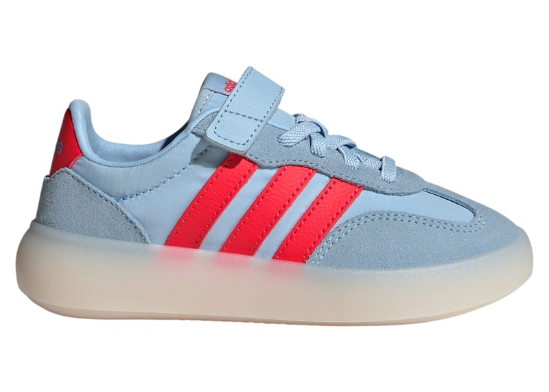 Pre-owned Adidas Originals Barreda Decode Sneakers In Clear Sky Blue/bright Red/core White In Multi