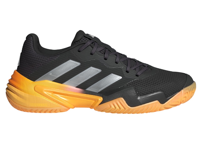 Pre-owned Adidas Originals Barricade 13 (women's) Sneakers In Aurora Black/zero Metalic/spark