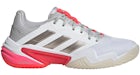adidas Barricade 13 Cloud White Champagne Met. Lucid Red (da donna)