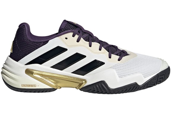 adidas Barricade 13 Core White Core Black Aurora Plum