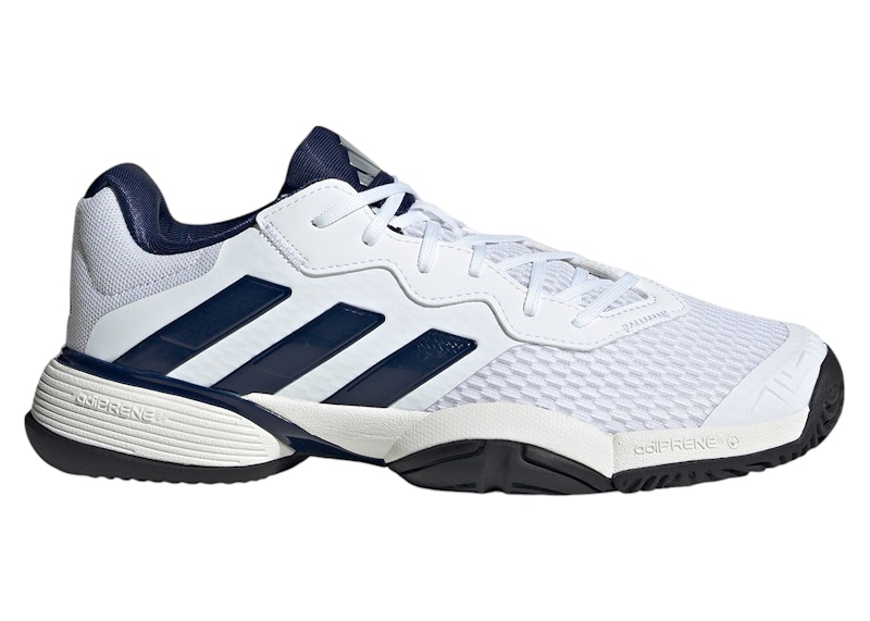 Pre-owned Adidas Originals Barricade Sneakers In Cloud White/dark Blue/core Black
