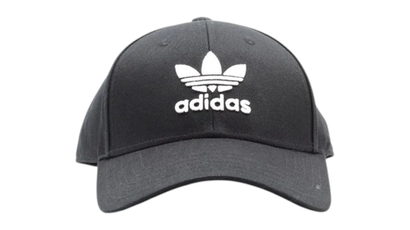 ■adidas■ Baseball Classic Trefoil Cap Black White EC3603 F adidas-men-trefoil-classic-