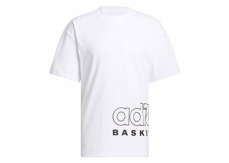 adidas Basketball Select Tee White Homme de la Collection SS24 FR